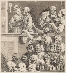 Il pubblico che ride da William Hogarth