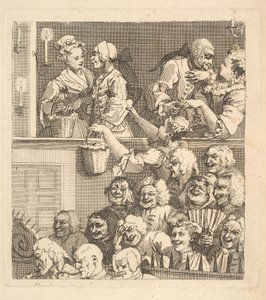 Il pubblico che ride, dicembre 1733 da William Hogarth
