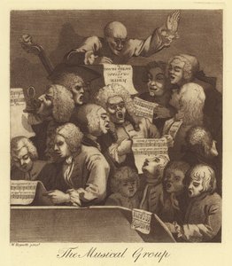 Il gruppo musicale da William Hogarth