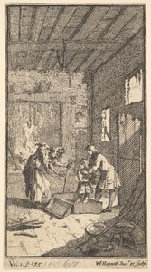 La Nuova Metamorfosi, Tavola 4: Invidiosa Libera Fantasio da William Hogarth