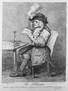 Il Politico, inciso da John Keyse Sherwin, 1775 da William Hogarth