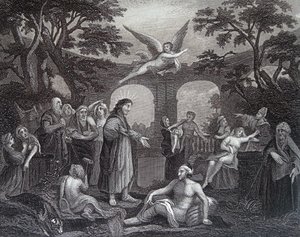 La piscina di Bethesda da William Hogarth