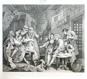 Il libertino in prigione, tavola VII, da 