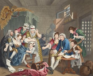 Il libertino in prigione, tavola VII, da 