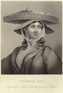 La ragazza dei gamberetti da William Hogarth