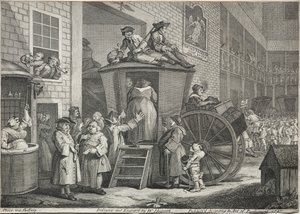 La diligenza da William Hogarth