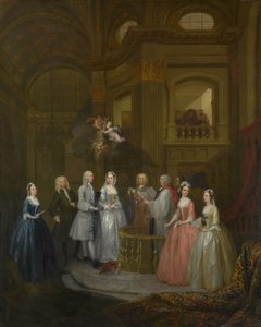 Il matrimonio di Stephen Beckingham e Mary Cox da William Hogarth