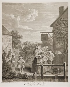 it: Quattro momenti della giornata: Sera da William Hogarth