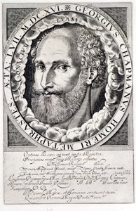 Ritratto di George Chapman, c.1609-10 da William Hole