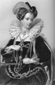 Regina Elisabetta I 1533-1603 a Tilbury Fort, 1851 da William Holl