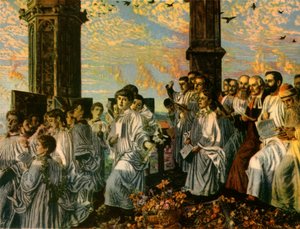 May Morning sulla Torre di Magdalen, 1888-1890, 1942