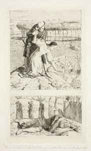 My Beautiful Lady (in alto); Of My Lady in Death (in basso), frontespizio di The Germ, n. 1