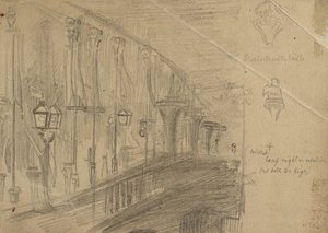 Recto: Studio del London Bridge per 
