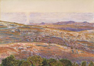 Il Mar Morto da Siloam da William Holman Hunt