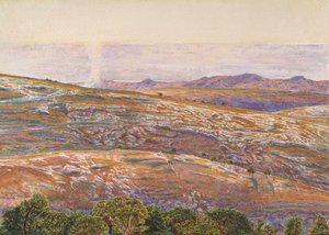 Il Mar Morto da Siloam, 1861 da William Holman Hunt