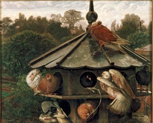 La Festa di San Swithin Il Colombaio, 1865-1866 da William Holman Hunt