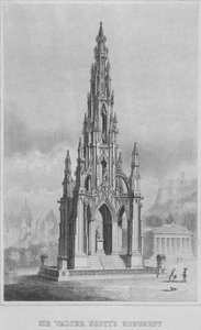 Monumento a Sir Walter Scott, c1849-1853
