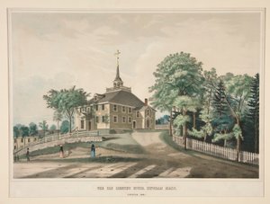 La vecchia casa di riunione, Hingham, Mass. da William Hudson