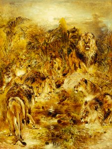 Il luogo del bere, 1878 da William Huggins