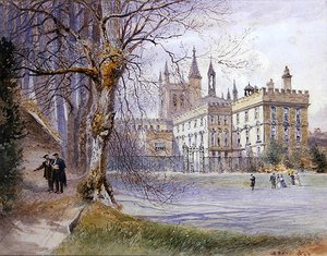 New College dai giardini del College da William Hull