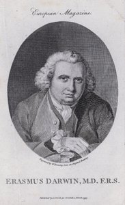 Erasmus Darwin, medico inglese, filosofo naturale, poeta e sostenitore dell