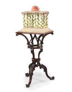 Supporto a treppiede di Giorgio III con tempio, c.1762