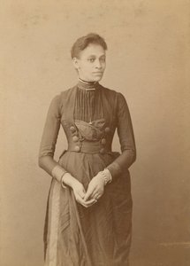 Carta da visita di una donna, 1885-1892 da William J. Kuebler