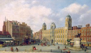 Veduta di Northumberland House, c.1770 da William James