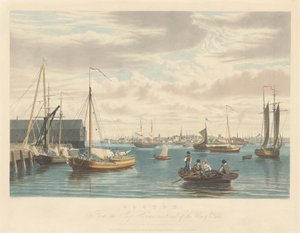Boston: dalla Ship House West End del Navy Yard da William James Bennett