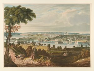 Città di Washington da oltre il cantiere navale da William James Bennett