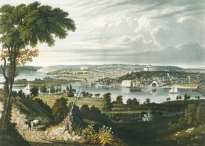 La città di Washington da oltre il Navy Yard
