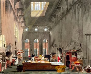 Cucina, Palazzo di St James, Londra da William James Bennett