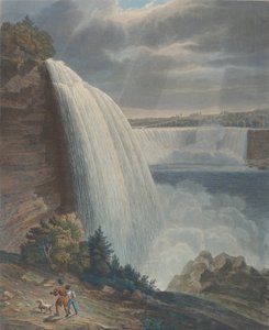 Cascate del Niagara dal piede della scala da William James Bennett