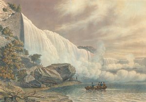 Cascate del Niagara dal lato americano da William James Bennett