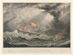 Nave degli Stati Uniti Pennsylvania da William James Bennett
