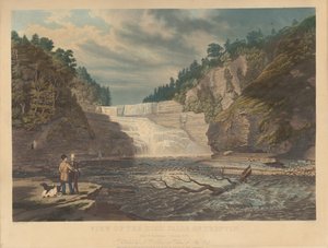 Veduta delle High Falls di Trenton: West Canada Creek, New York da William James Bennett