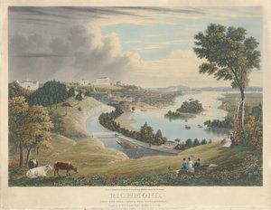Richmond: dalla collina sopra gli acquedotti da William James Bennett after George Cooke