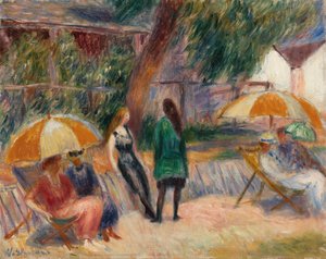 Spiaggia con figure, Bellport da William James Glackens