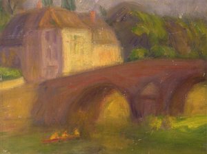 Ponte (olio su tela) da William James Glackens