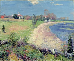 Spiaggia curva, New England da William James Glackens