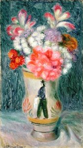 Fiori in un vaso di Quimper