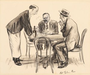 Mai più, osservò cupamente da William James Glackens