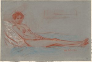 Nudo femminile reclinato