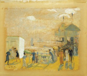 La Batteria da William James Glackens
