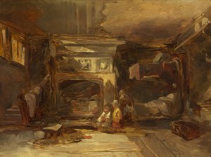 Un interno gallese, c.1844
