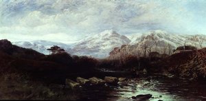 Ampio paesaggio fluviale da William James Muller