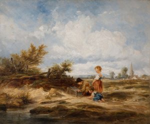 Hampstead Heath - La trappola per uccelli da William James Muller