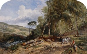Trasporto di legname da William James Muller