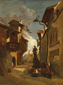 Scena di strada italiana da William James Muller