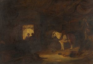 Interno di una stalla